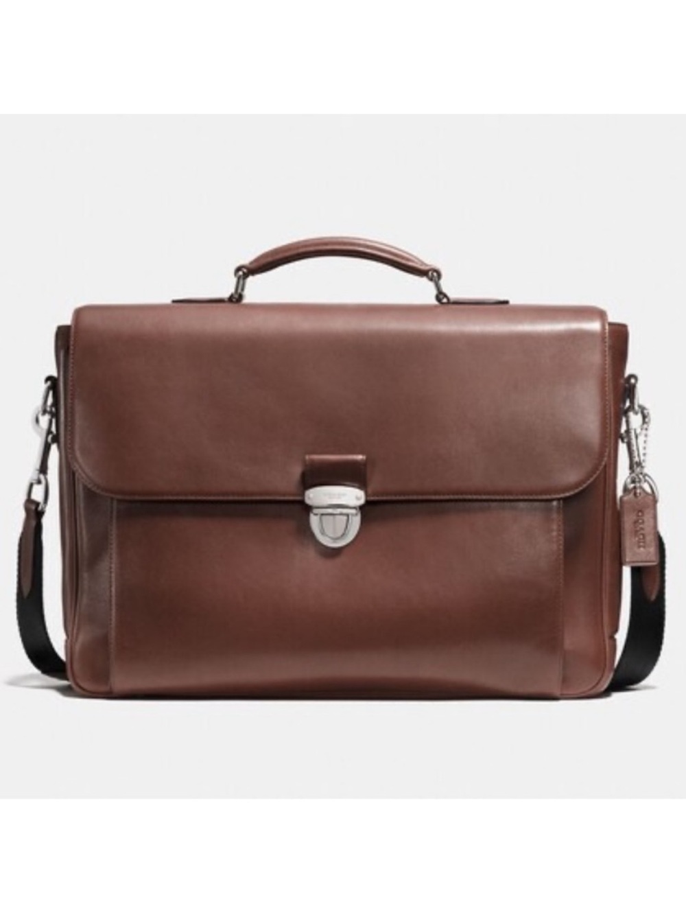 COACH Metropolitan Briefcase Sport Calf Leather Brown Style No. 71899